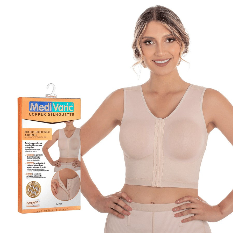 Регулируем следоперативен сутиен с медна прежда