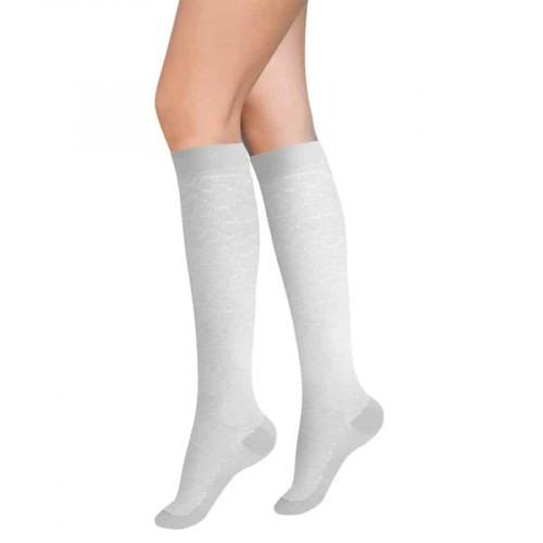 Women’s Medium Compression Stockings – Knee High, Opaque, Fantasy Pattern, 15-20mmHg