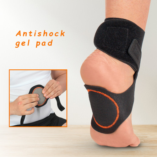 Plantar Fasciitis Anklet with Gel Pad and Copper Yarn