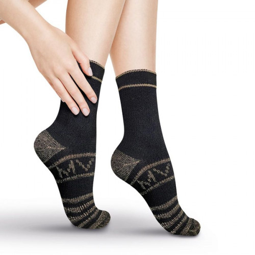 Unisex Socks with Copper Yarn - Short