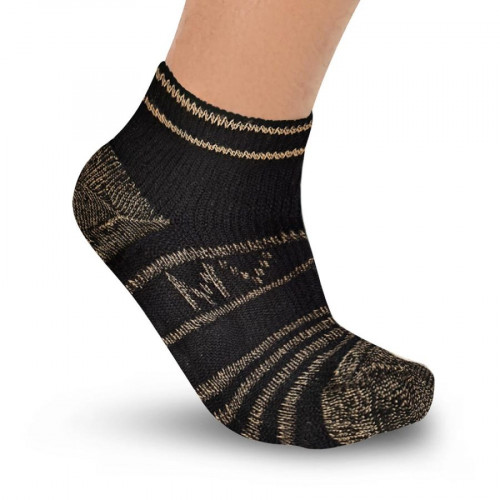 Unisex Socks with Copper Yarn for Diabetic or Sensitive Feet – Ankle High