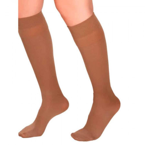 Medium Compression Stockings – Knee High, Closed Toe, Opaque, 15-20mmHg