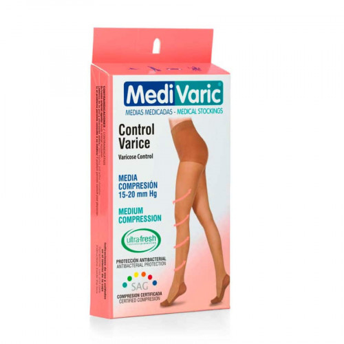 Medium Compression Stockings – Closed Toe, Soft/Transparent, 15-20mmHg