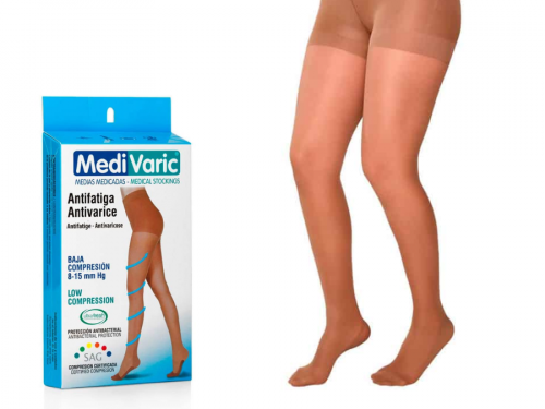 Low Compression Stockings – Closed Toe, Opaque, 8-15 mmHg