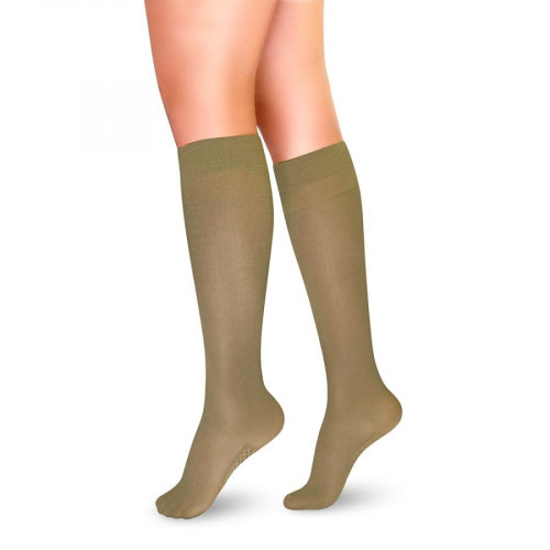 Low Compression Stockings – Knee High, Closed Toe, Opaque, 8-15 mmHg