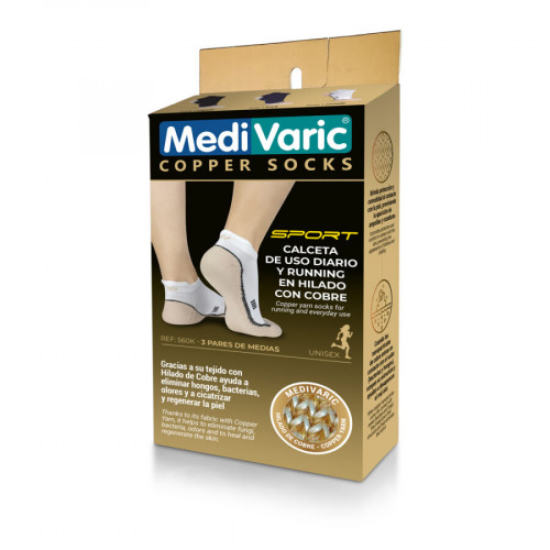 Унисекс чорапи от медна прежда – комплект от 3