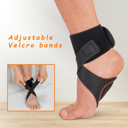 Plantar Fasciitis Anklet with Gel Pad and Copper Yarn